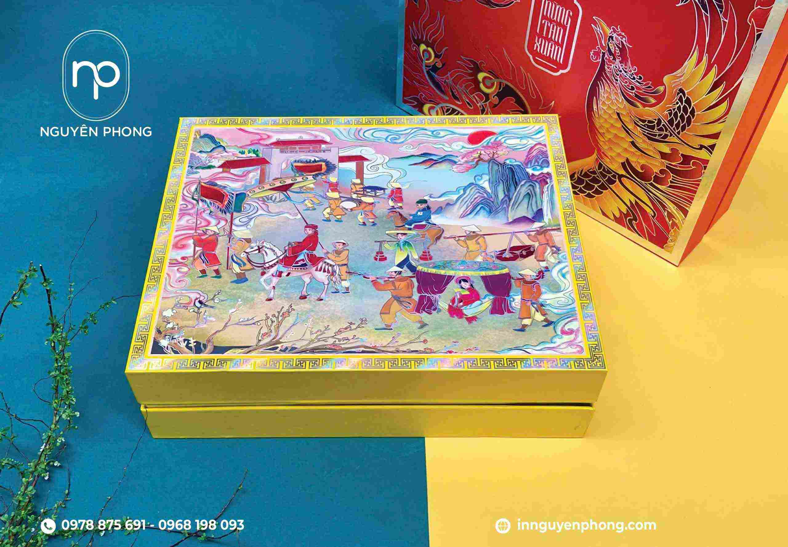 Mẫu hộp mừng tân xuân